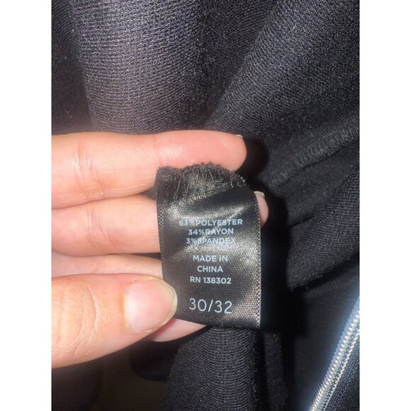 Ave Leisure Zip-Up Jacket Black 30/32 - Picture 8 of 8